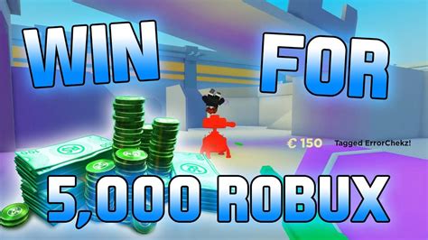Win The Match For 5000 Robux Big Paintball Roblox Youtube