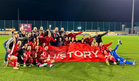 Malta Womens Team Seal Historic Promotion In Uefa Nations League