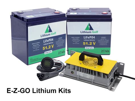 Lithium Golf Cart Battery Full Conversion Kit Ezgo Rxv 48v Electric