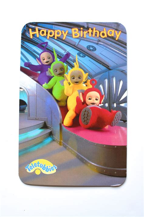 Buy Teletubbies Birthday Card For All Ages Fun Nostalgic Vintage Online In India Etsy