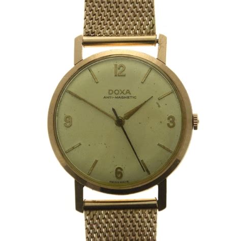 Doxa 14k Gold Wrist Watch Oct 16 2018 Pasarel In Israel