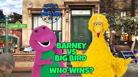 Barney Vs Big Bird Who Wins Youtube