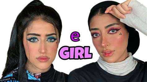 تحولنا الى E Girl 💕🤣 E Girls Transformation فاطمة المهنا Youtube