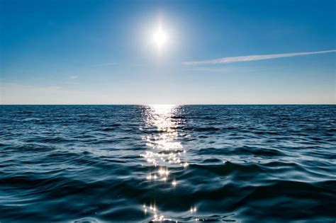 Free Stock Photo Of Sun Light Reflection On Ocean Water Download Free