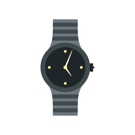 Wrist Watch Vector Art Png Wrist Watch Icon In Flat Style Style Icons