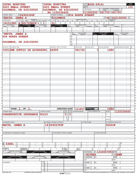 Redix On Hipaa Convert Hipaa 837 Institutional To Cms 1450ub04 Form