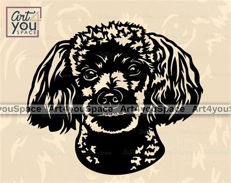 Poodle Svg Dog Svg Files For Cricut Black Boodle Breed Etsy