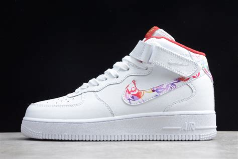 Cu2980 191 Mens Nike Air Force 1 Mid Af1 Year Of The Rat Cny Whitered