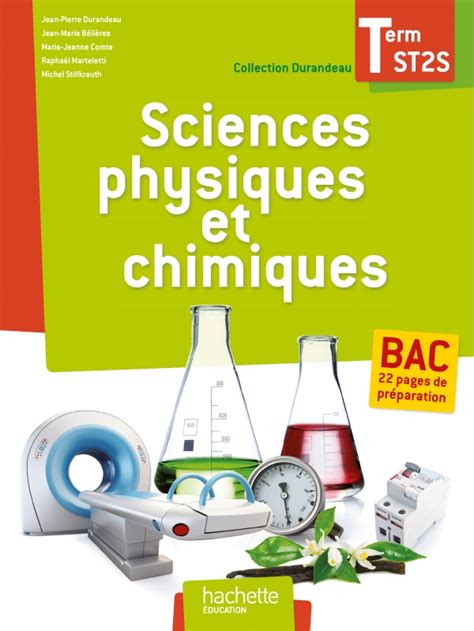 Sciences Physiques Et Chimiques Terminale St2s Livre élève Ed 2013 Hachettefr