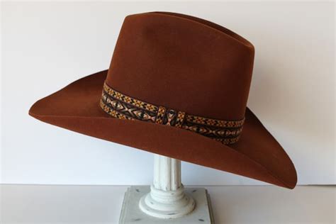 Stetson Cowboy Hat Brown John B Stetson Company By Itsstilllife