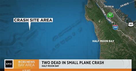2 Die In Small Plane Crash Off Half Moon Bay Cbs San Francisco