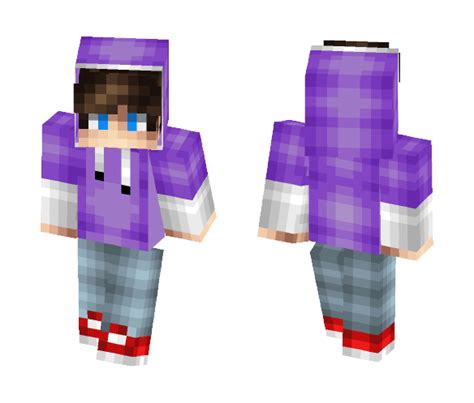 Download Purple Hoodie Minecraft Skin For Free