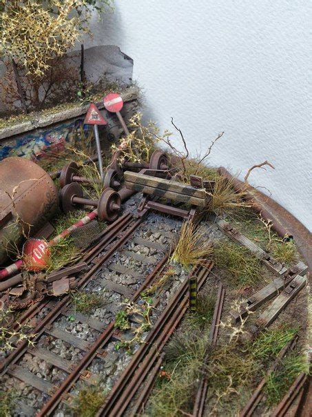 Abandoned Rail By George Mefsut Diorama Model Train Scenery