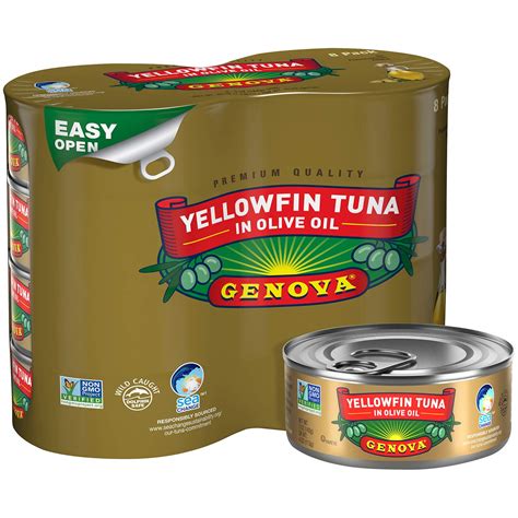 Genova Premium Yellowfin Tuna In Olive Oil Wild Caught