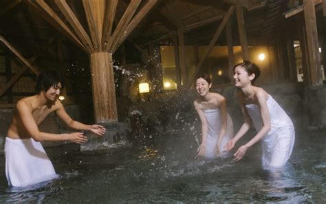 Japanese Woman Thermal Bath Naked