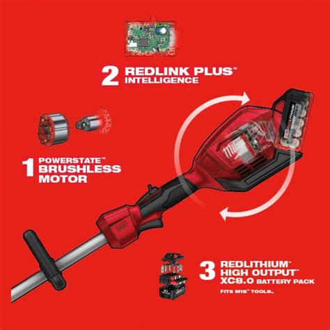 Milwaukee M FUEL V Lithium Ion Brushless Cordless String Trimmer Kit With M FUEL Edger