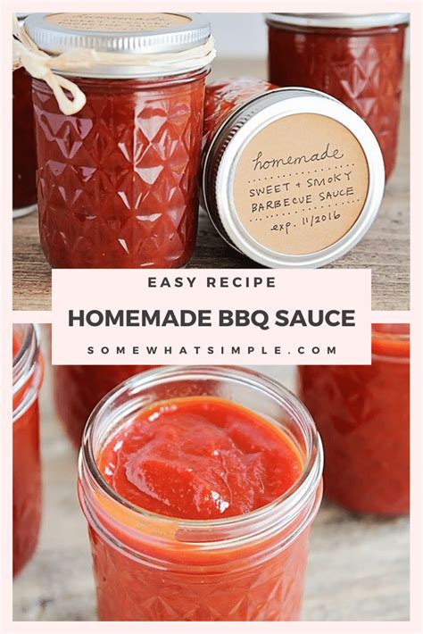 Homemade Bbq Sauce Recipe Sweet And Smoky Somewhat Simple