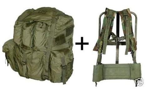 Us Armed Forces Large Alice Pack Used Wframe Olive Drab Hero