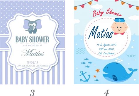 50 Invitaciones Baby Shower Bonitas Y Económicas 30000 En Mercado