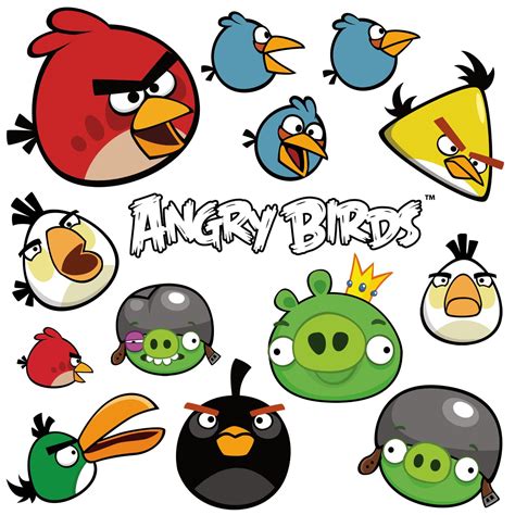 Angry Birds Wall Stickers Spotty Dotty Clipart Best Clipart Best