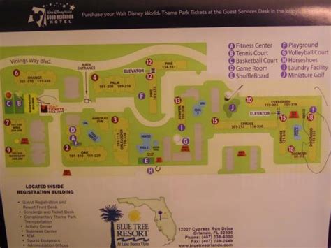 Lake Buena Vista Resort Map The Ozarks Map