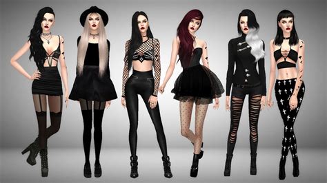 List Of Sims 4 Gothic Clothing Cc References