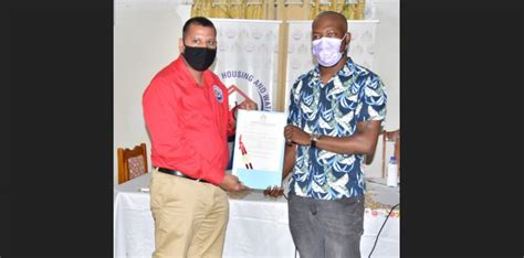 91 Reg 2 Residents Receive Land Titles News Room Guyana