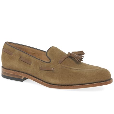 Loake Lincoln Mens Suede Tassel Loafers Shoes From Charles Clinkard Uk