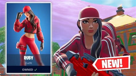 This character was added at fortnite battle royale on 25 september 2019 (chapter 1 season 10 patch 10.40). Fortnite Item Shop - *RARE* Ruby SKIN IS BACK! (Fortnite ...