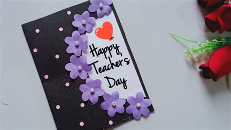 Teachers Day Card Easy And Simple But Beautifulhow To Make Teachers