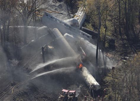 Train Derailment And Chemical Fire 29102012 Near West Point