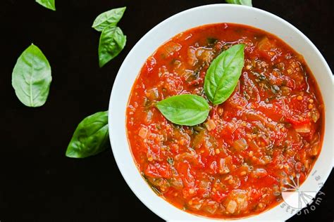Spicy Tomato Sauce Vegan Gluten Free Vegetarian Gastronomy