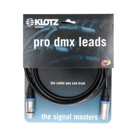 Klotz Pro Dmx Cable 3 Pin Xlr 15m At Gear4music