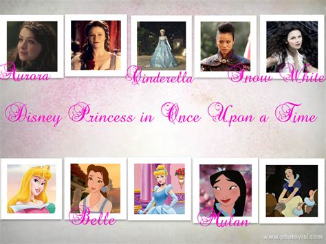 Disney Princesses In Once Upon A Time Once Upon A Time