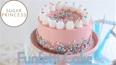 Wunderhübsche, einfache Konfetti Geburtstagstorte / Funfetti Cake ...