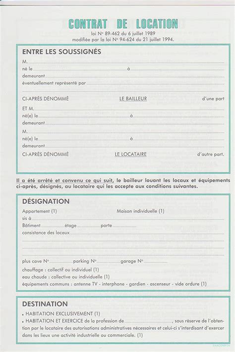 Contrat de location nue (non meublé) pour les locations non meublées, voir le modèle type de bail pour location nue. Télécharger contrat de location : cherchez-vous des modèles de contrat de location