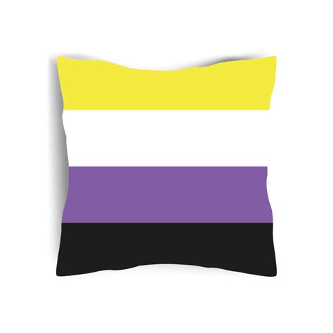 Non Binary Pride Cushion Flags And Flagpoles