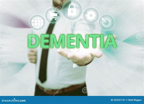 Handwriting Text Dementia Internet Concept The General Word For