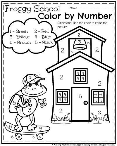 Give your kindergartener an introduction to the seven continents with fun coloring pages! Back to School Kindergarten Worksheets - Planning Playtime ...