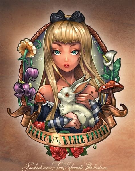 Disney Princess Pinup Girl Tattoo Alice In Wonderland Corinawrites