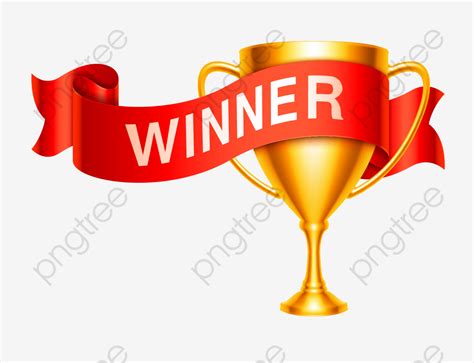 Winner Golden Trophy Gold Trophy Png And Vector With Transparent
