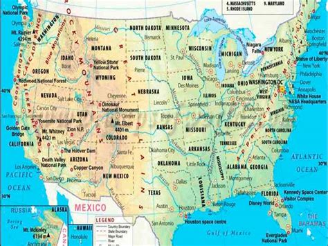 Mapa Politico De Estados Unidos Información E Imágenes Con Mapas De