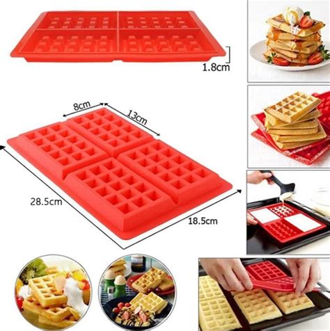 Molde Silicona Waffles Club Repostero