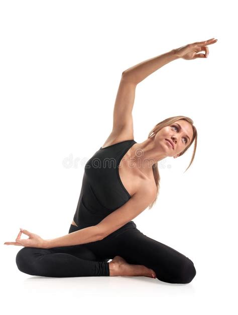 Practicing Gymnastic Yoga Stock Photo Image Of Acroyoga 114801016