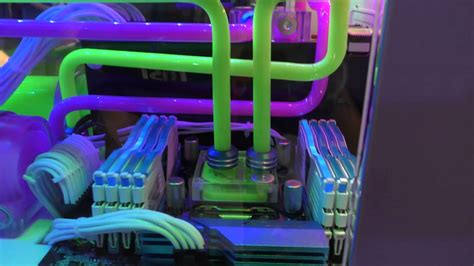Crazy Water Cooled Custom Gaming Pc With Nzxt Hue Leds Liquid Cooled