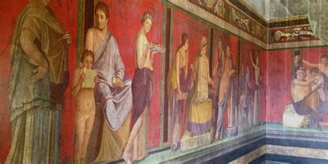 Fresques De La Villa Des Mystères à Pompéi Passerelles