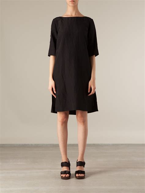 Lyst Marni Boat Neck Sack Dress In Black