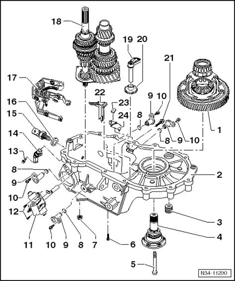 Skoda Workshop Service And Repair Manuals Octavia Mk Power Transmission Manual Gearbox