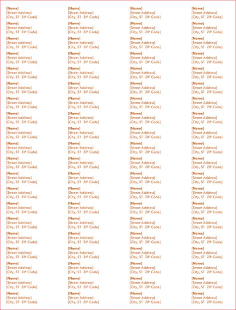 Search results free of charge label layouts 30 every sheet out of search. Return Address Label Templates (Print Multiple Labels in 1 ...