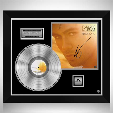 Enrique Iglesias Euphoria Platinum Lp Limited Signature Edition